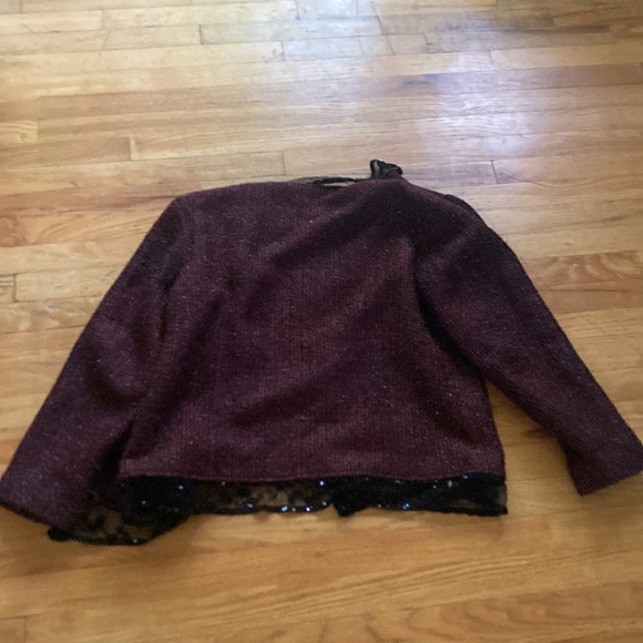 Chicos SZ 3 Tweed Sequin Blazer - Picture 6 of 7